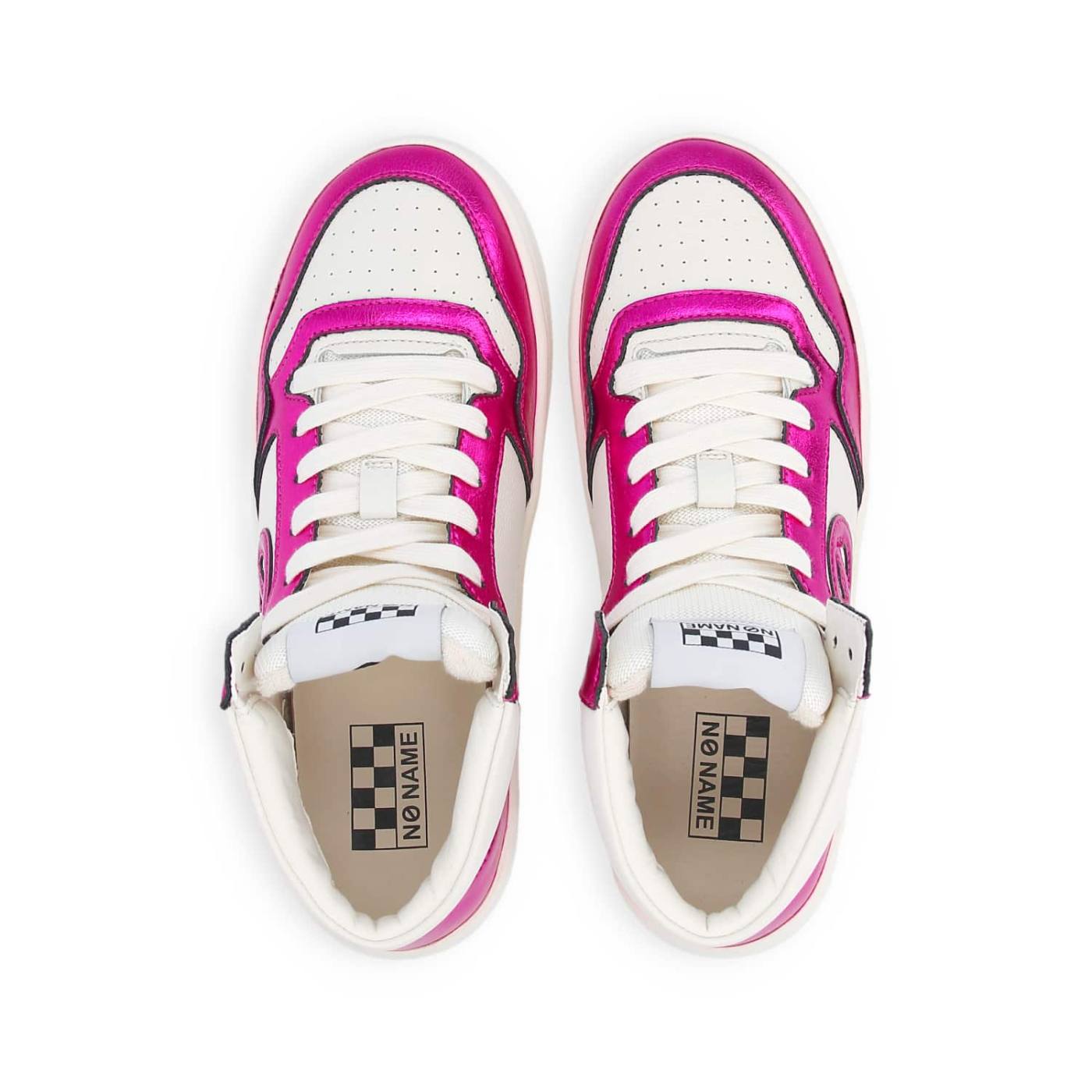 KELLY MID W - GRANO/METALLICO - BIANCO/FUXIA